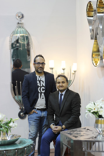 Sahil & Sarthak at arttdinox funiture collection at Indi Design